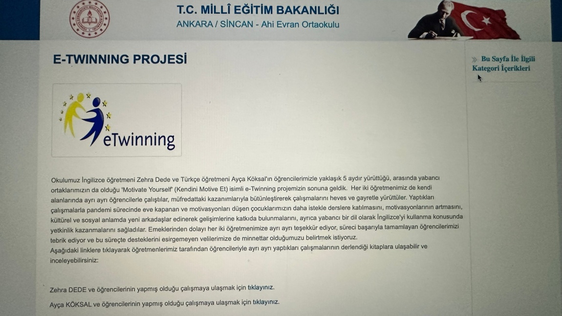 Sistem Güncellemesinden Önce MOTIVATE YOURSELF